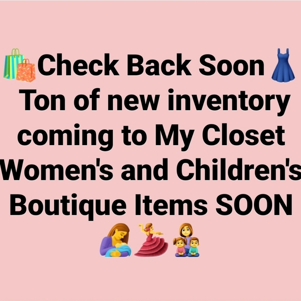 Designer and Boutique Items Coming Soon